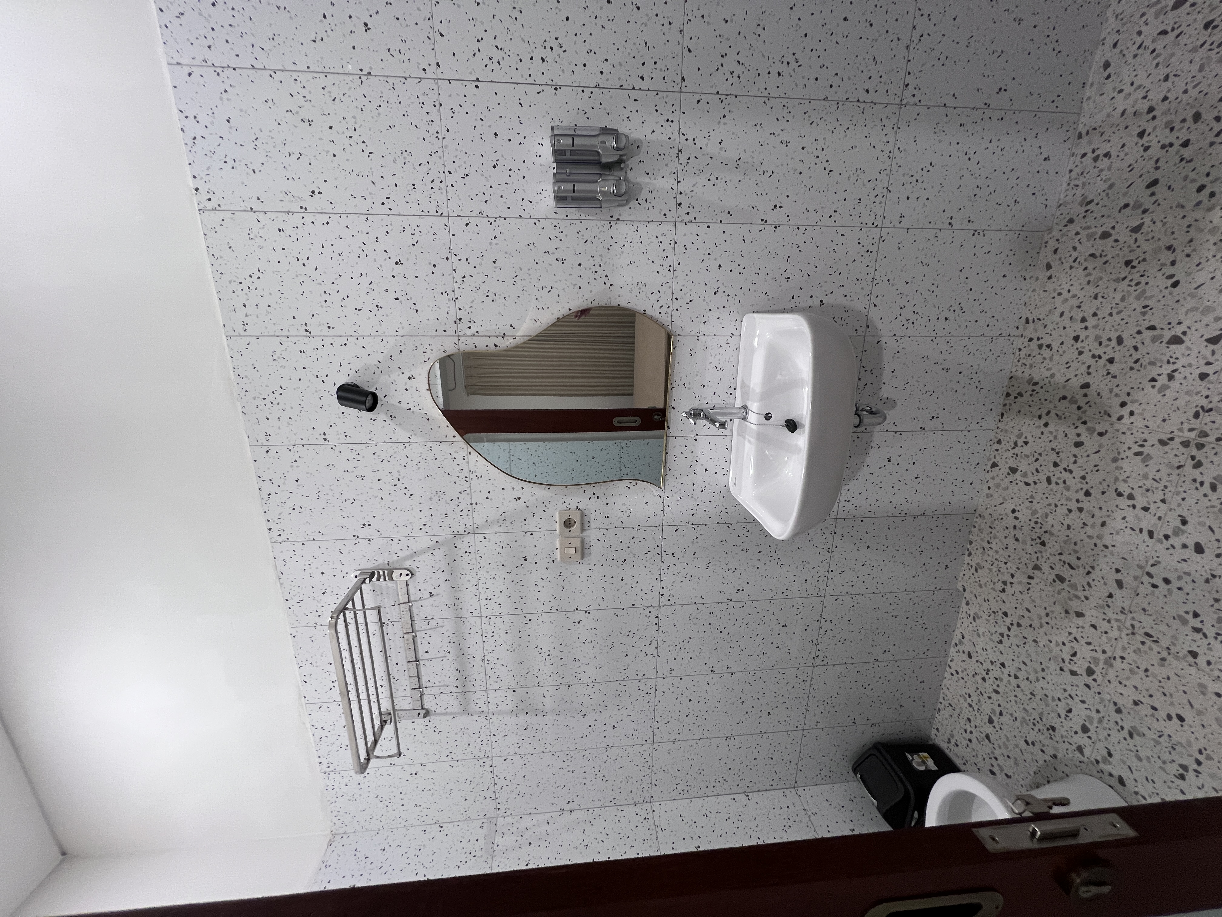 Room 1 toilet mirror