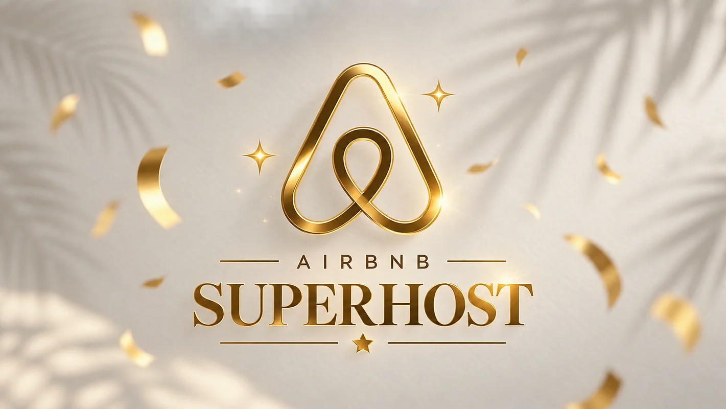 🏆 We’re officially Airbnb Superhosts! 🌴✨
