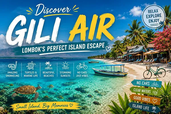 Gili Air – Pulau Tropis yang Sempurna di Lombok